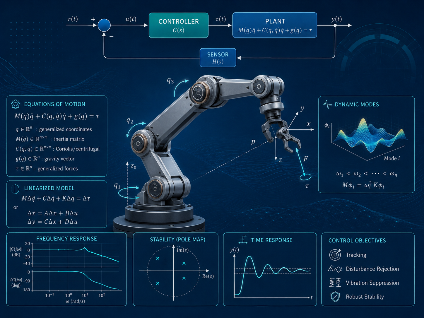 Advanced Dynamics and Control of Mechanical Systems course figure