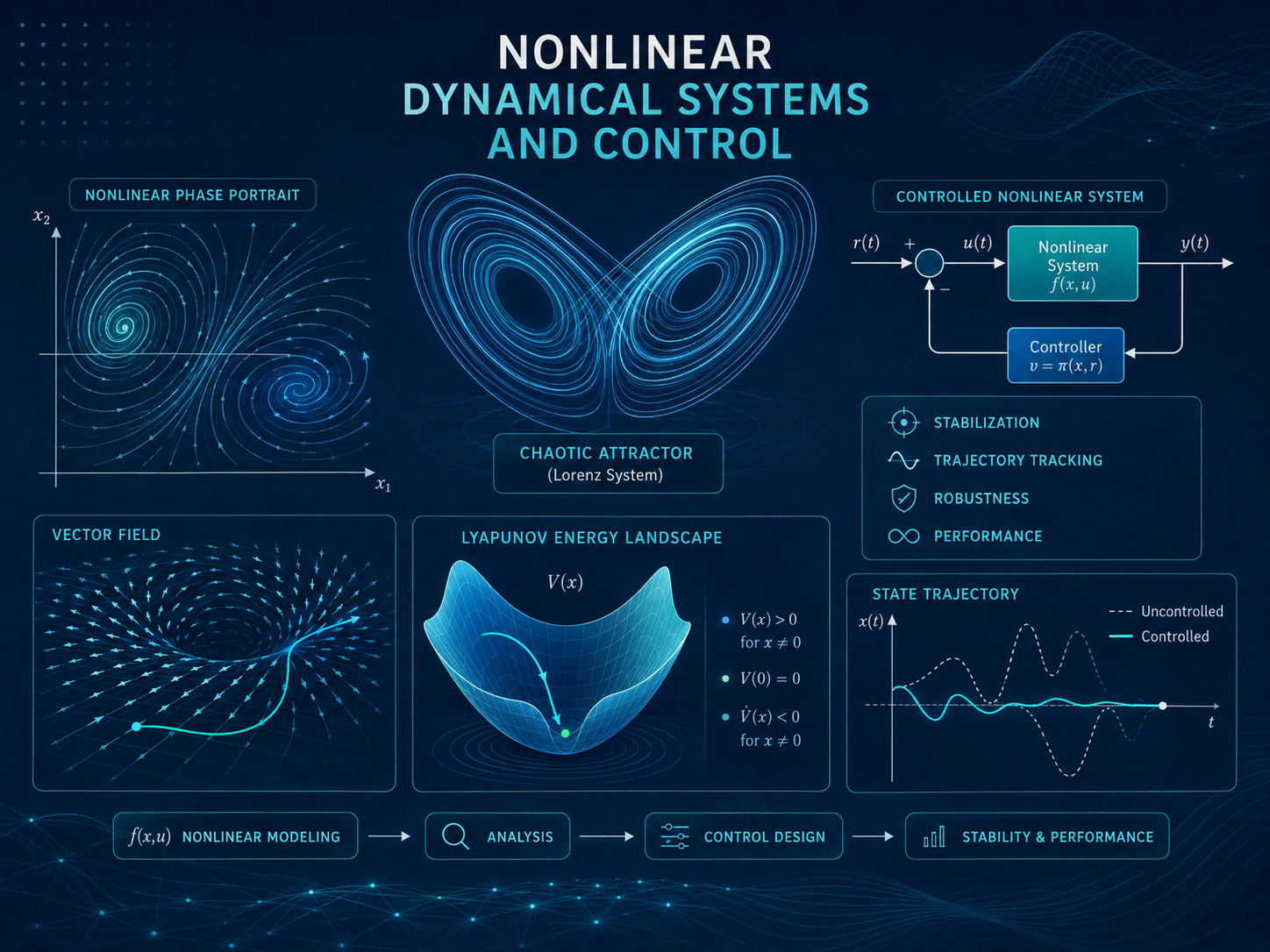 Nonlinear Dynamical Systems and Control course figure